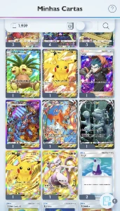 Pokémon TCG Pocket - Mewtwo, Charizard e Pikachu COROA - Pokemon GO