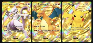 Pokémon TCG Pocket - Mewtwo, Charizard e Pikachu COROA