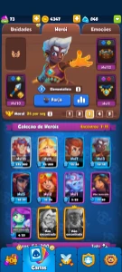 Conta de rush top - Clash Royale