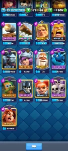 Conta de Clash Royale