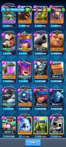 Conta de Clash Royale