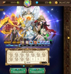 7DS Grand Cross – Conta Reroll com Potencial Gigantesco - Seven Deadly Sins