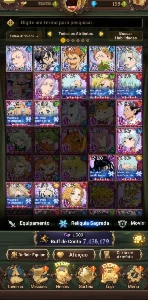 Conta Mid Game - 7Ds Grand Cross - Selo De Qualidade Ramirez - Seven Deadly Sins