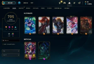 Vendo conta RARA league of legends LOL