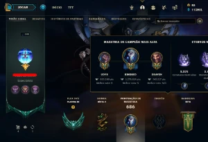 Vendo conta RARA league of legends LOL