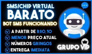 🌟Sms/Chip Virtual - Grupo Vip [Limitado]🌟