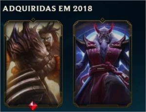 Conta de League Of Legends ELO Platina 4 57% de winrate LOL
