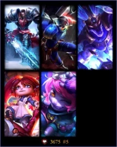 Conta Prata 5 - League of Legends LOL