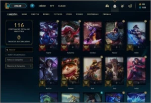 Conta prata 4 com 15 skins e 42 champs - League of Legends LOL