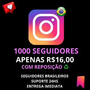 Instagram Seguidores Brasileiros - Social Media