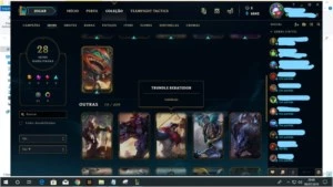 CONTA LEAGUE OF LEGENDS - PRATA IV - 75 CHAMPS - 28 SKINS LOL