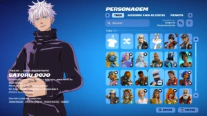 Conta Fortnite | 89 Skins | Satoru Gojo | Entrega automática