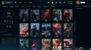Conta Lol Lvl 98 Platina - League of Legends