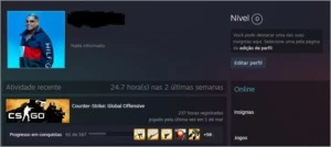 CONTA CSGO PRIME AK1  nic***is - Counter Strike