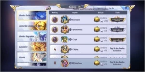 CONTA SSA SERVER A 88 - EXTREMAMENTE FORTE - Saint Seiya Awakening