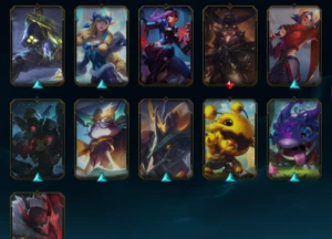 Conta 148 skins, Ouro 1! todos campeões e eternos iniciais - League of Legends LOL