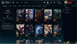 Conta League of Legends LOL