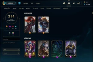 Conta Platina 3 - League of Legends LOL