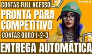 Contas Valorant Ouro/Gold 1-2-3( Rank Ativo ) ( Full Acesso)
