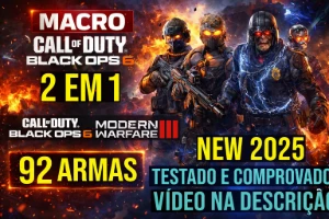 Macro - Call Of Duty Mw 3 + Black Ops 6 - Mouses Logitech