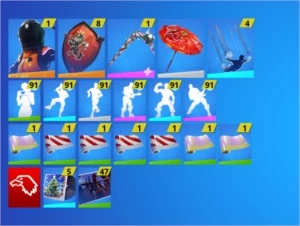 CONTA FORTNITE DA SEASON 3 COM 121 SKINS