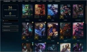 Conta LOL Diamante 4 - 29 champ - 6 skins WR ALTO - League of Legends