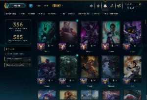Unranked com TODOS os Champs e 163 Skins ( MAIN SUP ) - League of Legends LOL