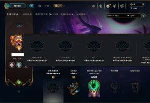 Unranked com TODOS os Champs e 163 Skins ( MAIN SUP )