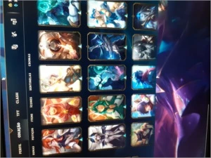 Conta League of Legends com 194 skin incluindo 7 míticas LOL