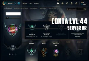CONTA LVL 43 LEAGUE OF LEGENDS LOL