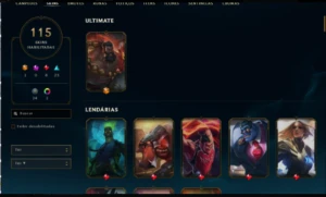 conta lol TODOS CAMPEÕES 150 SKINS MESTRE (ex challenger) - League of Legends