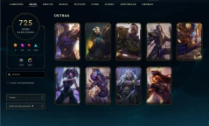 Conta Riot com 700+ Skins - League of Legends LOL