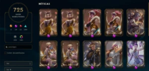 Conta Riot com 700+ Skins - League of Legends LOL