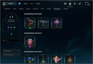 Conta LOL 104 Skins c/ MD10 Inacabada - League of Legends