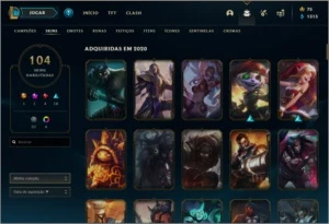 Conta LOL 104 Skins c/ MD10 Inacabada - League of Legends