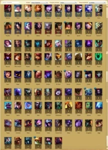 CONTA LOL BR- 62 SKINS  86 CHAMP  UNRANKED  RIVEN CAMPEONATO - League of Legends