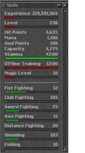 Ek lvl 238 ml10 - Tibia