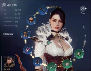 Vendo conta do Mir4 Sa Lvl 43 com 47k de poder