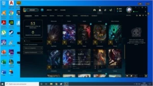 Conta Lol Ouro 3 Com 9 Skins e 41 Campeoes - League of Legends