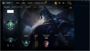 CONTA LEAGUE OF LEGENDS PLATINA IV LOL