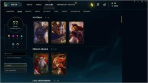 CONTA LEAGUE OF LEGENDS PLATINA IV LOL