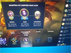Conta diamante 4 - League of Legends LOL