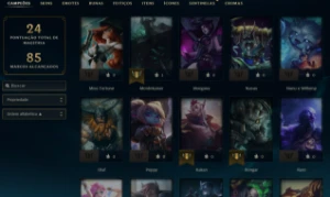 Conta LoL com RP, 47 Campeões e Essências - League of Legends