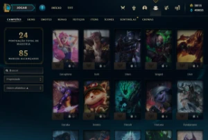 Conta LoL com RP, 47 Campeões e Essências - League of Legends