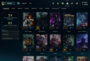 Conta LoL com RP, 47 Campeões e Essências - League of Legends