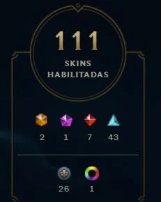 Conta de LOL com muitas skins. Conta desde 2010 - Albion Online