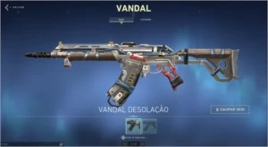 Conta Prata 3 com skin de Vandal - Valorant