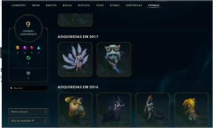 164 Skins + Ryze Triunfante(Campeonato Oficial) - All Champz - League of Legends LOL