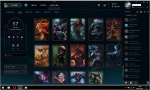 conta league of legends LOL