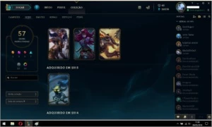conta league of legends LOL